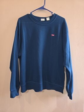 Levi's Women's Teal Crewneck Sweatshirt
